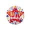 18" Red Star Happy Birthday Foil Balloon